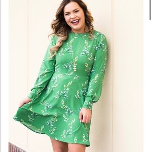 EUC Loft A-Line Floral Dress